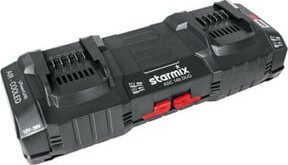Starmix Schnellladegerät ASC 145 DUO für Li-Ion-Akkus 12-36V in Schwarz mit EU-Stecker - Bild 1