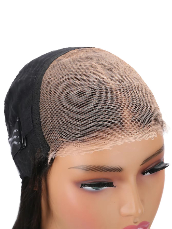 QZOQZO Brasilianische Echthaar-Lace-Front-Perücke, Kinky Curly Wave, 13x4 - Bild 5