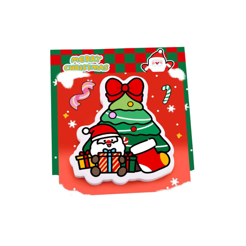 Niedliche Weihnachtsbaum-Haftnotizen im Kawaii-Design für Büro und Schule, Mehrfarbig - Bild 5
