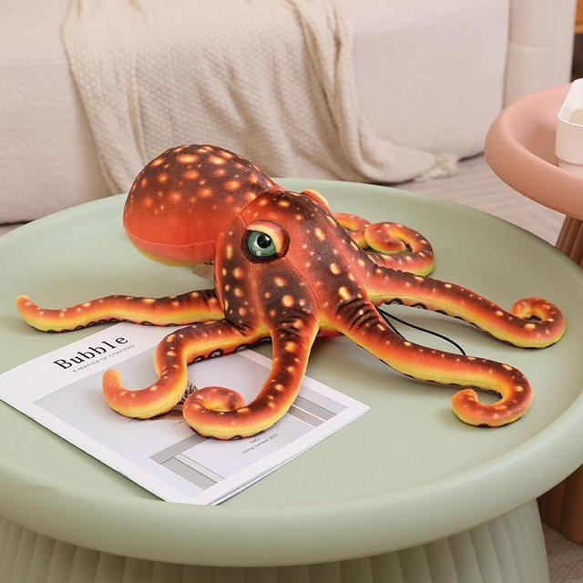 Yiran Health & Beauty Oktopus Plüschtier, Tiefseetier, Bunt / Mehrfarbig - Bild 1