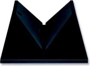 Busch-Jaeger Decken- und Eckadapter für Busch Wächter 6868-35 in Schwarz - Bild 1