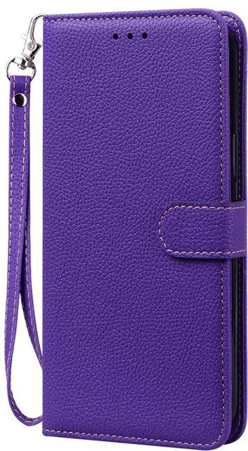 Samsung Galaxy A10 und A10S Leder Klapphülle Brieftasche in Purple - Bild 1