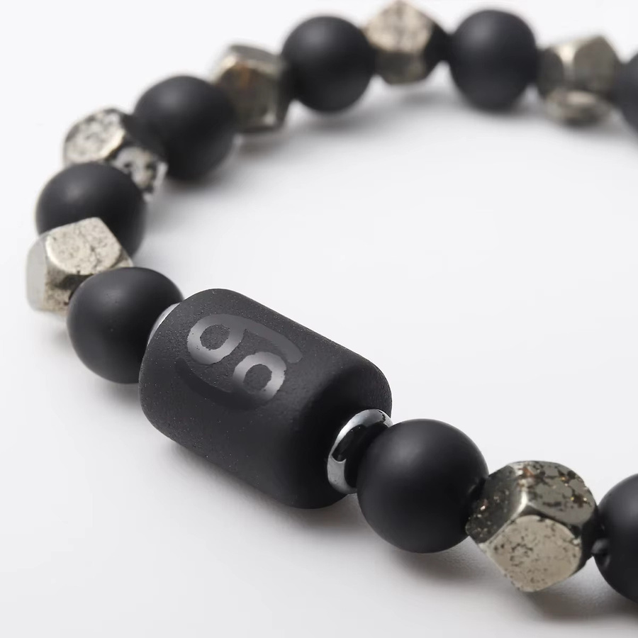 SANSWL Armband Pyrit, Schwarz, Unisex - Bild 5