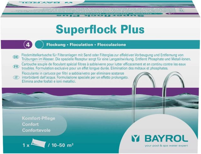 Bayrol Superflock Plus Flockmittel für Sandfilteranlagen, 1 kg - Bild 1