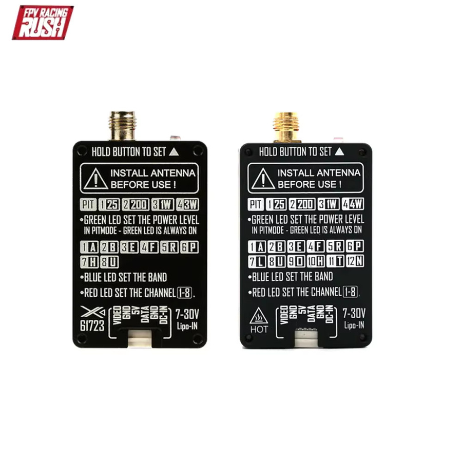 RushFPV XSPAN Breitband-VTX Video-Sender in Schwarz - Bild 3