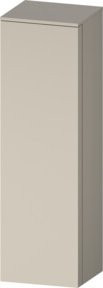 Duravit Qatego Halbhochschrank mit Glastür in Tau Matt, Wandmontage, B/T/H: 40 x 36 x 132 cm - Bild 1