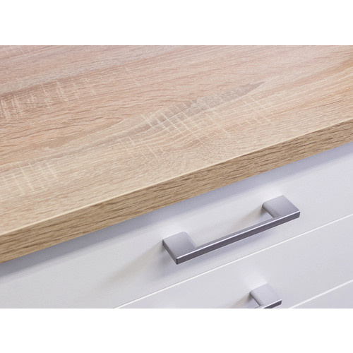 Flex-Well Küchen-Schubkastenschrank Samoa in Weiß und Sonoma Eiche, B/H/T: 50 x 85 x 60 cm - Bild 4