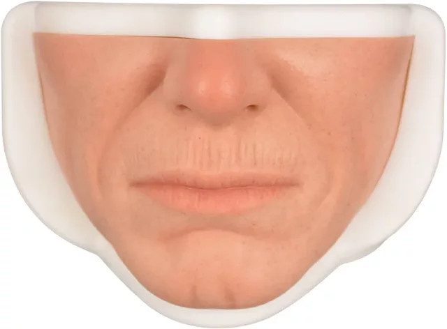 ULTRASSIST Silikon-Trainingsmodell für Gesichtsinjektionen im unteren Gesichtsbereich, Beige - Bild 1