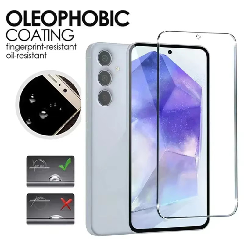 Samsung Displayschutzfolie aus 9H gehärtetem Glas, transparent, passend für Galaxy A56 A36 A16 A06 A55 A15 A54 A34 A13 A14 A53 A52 A12 A33 A32 A35 A70 - Bild 3