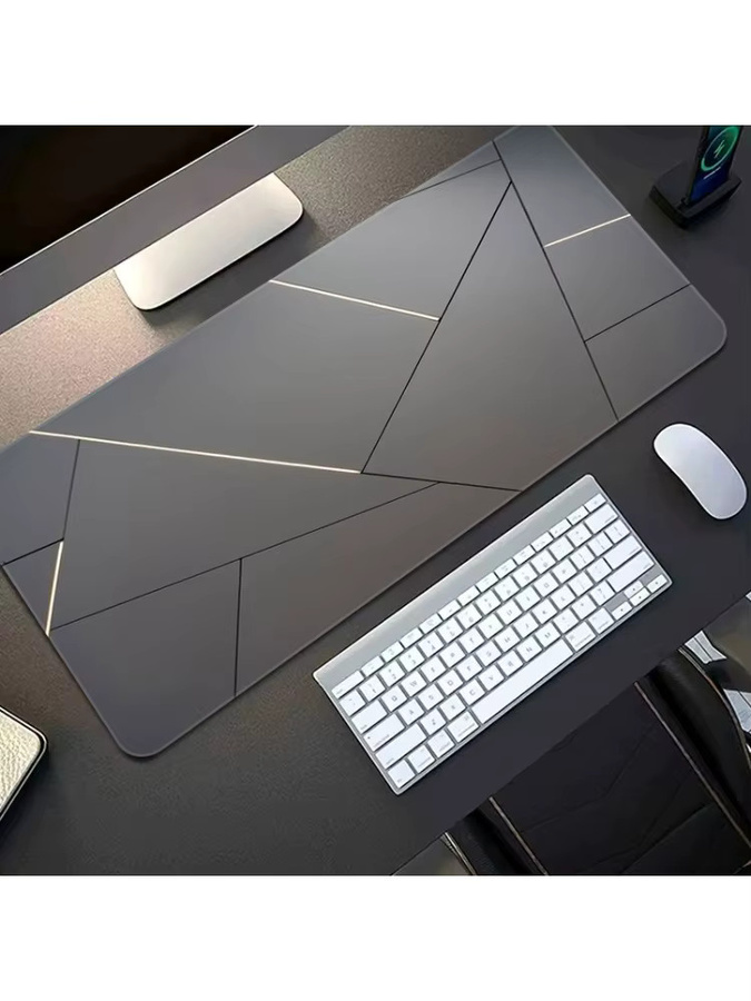 Mairuige XXL Gaming Mauspad in einfarbigem Design mit rutschfester Gummiunterseite als großes Erweiterungstastaturpad für Arbeit und Unterhaltung - Bild 4
