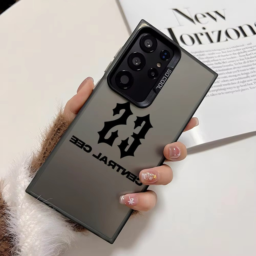 Stoßfeste Handyhülle mit C-Central Cee Motiv für Samsung Galaxy S25 S24 S23 S22 Ultra Plus 5G aus glänzendem TPU - Bild 2