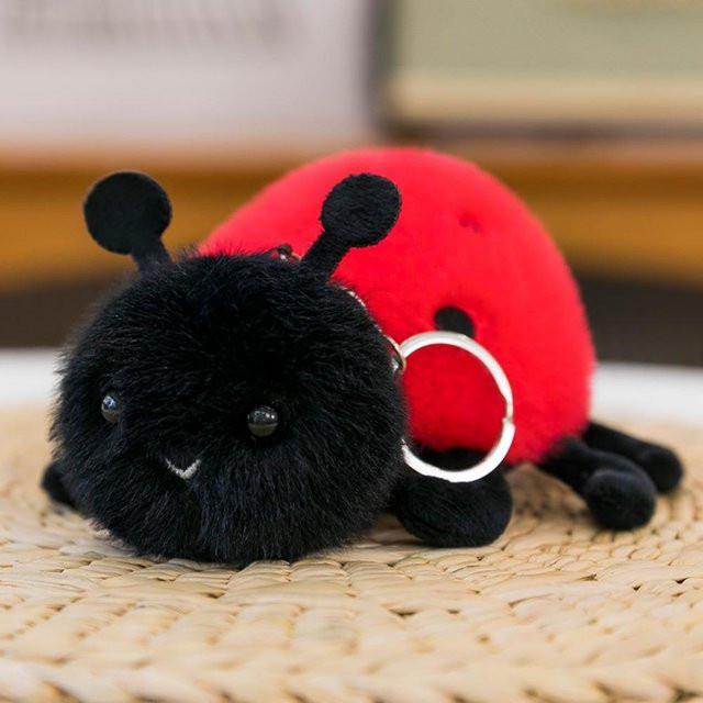 Linyi toy Plüschtier Spinne Biene, Plüschtier-Puppe, Rot - Bild 1