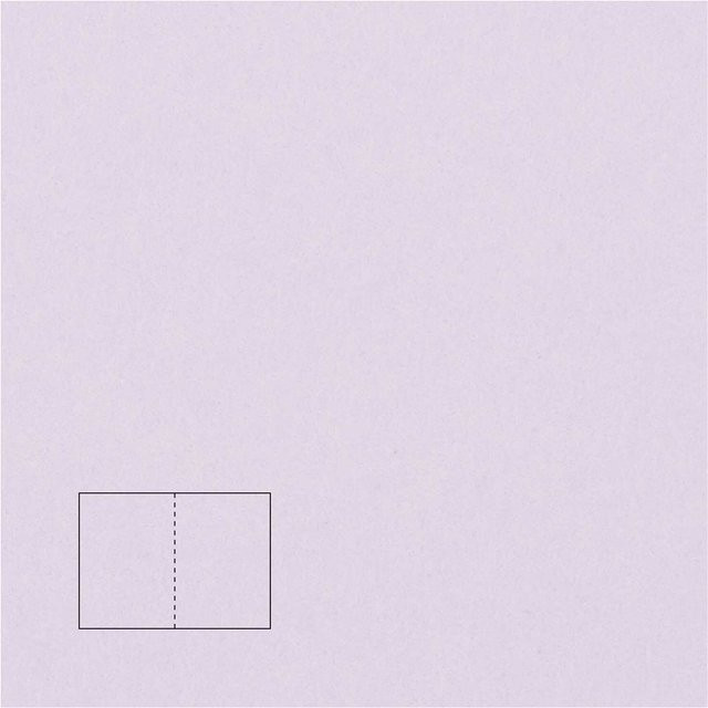 Rico Design Paper Poetry Klappkarten Essentials A6, 5 Stück, Flieder - Bild 1