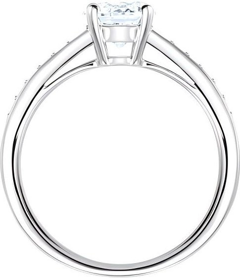 Swarovski Attract Ring, Silber, Kristall, Damen, Ringgröße 60 - Bild 1