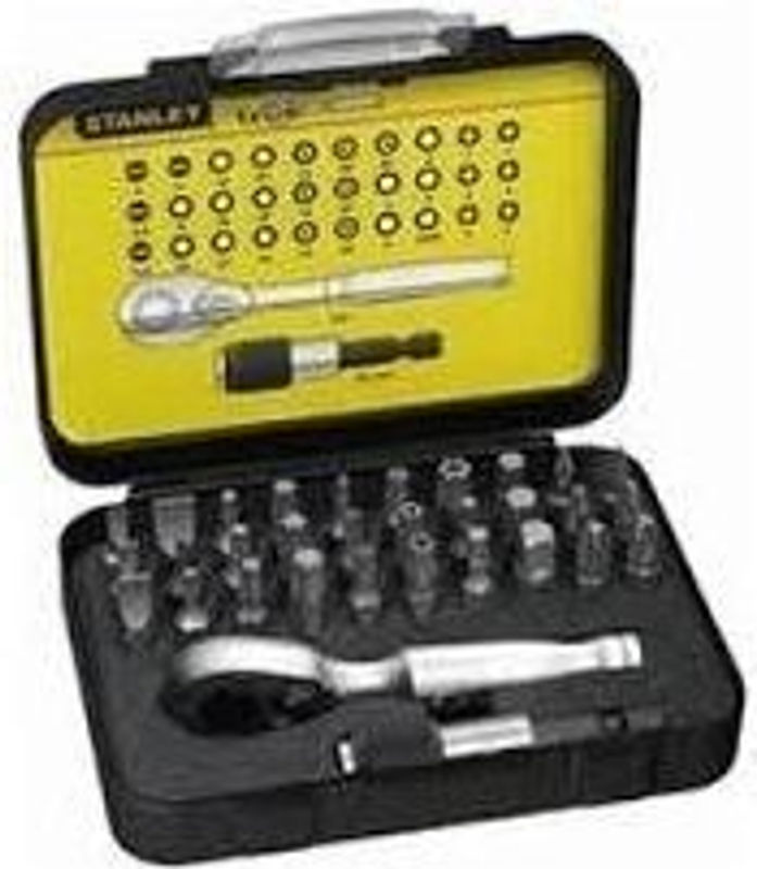 Stanley 32-teiliger Bit-Satz mit Umschaltknarre in Multicolour - Bild 2
