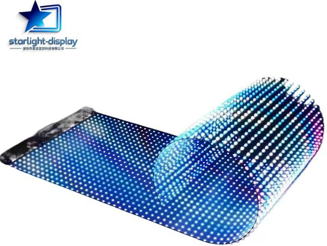 OIMG Transparenter LED-Film für Glas als weicher Werbe-LED-Bildschirm - Bild 1