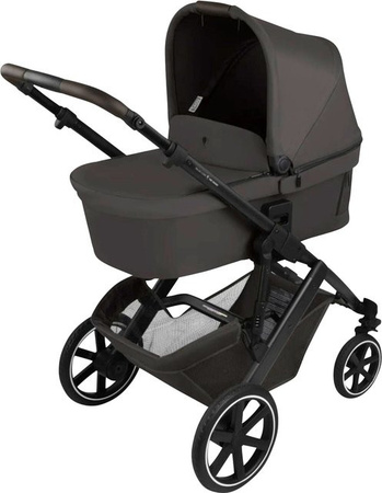 ABC Design Kombikinderwagen Salsa Core Trio-Set inkl. Babyschale Calla in Grau mit Aluminiumgestell und Federung