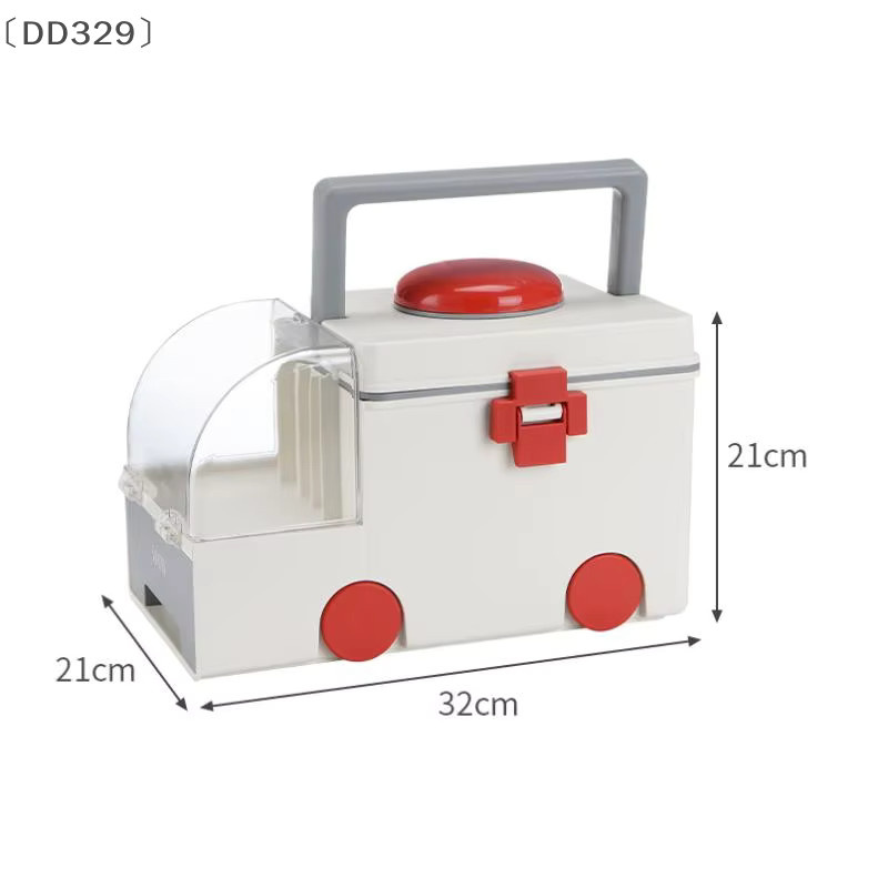 JETTING Medizinbox Sigur Tragbare Erste-Hilfe-Box für Haushalt und unterwegs, Weiß, B/T/H: 32,0 x 21,0 cm - Bild 2