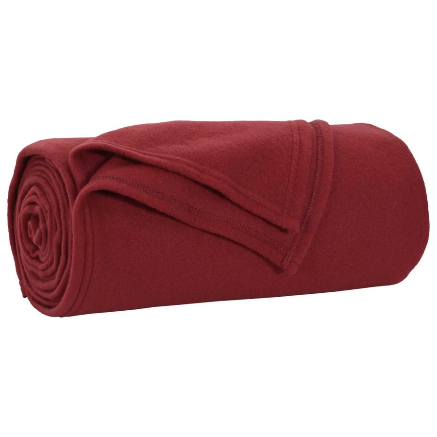 vidaXL Fleece-Wohndecken 24er-Set Bordeauxrot B: 200 cm, T: 150 cm - Bild 2