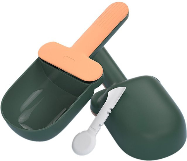 GoolRC Tiernahrungslöffel in Orange mit Verschlussklemme und großem Fassungsvermögen - Bild 1