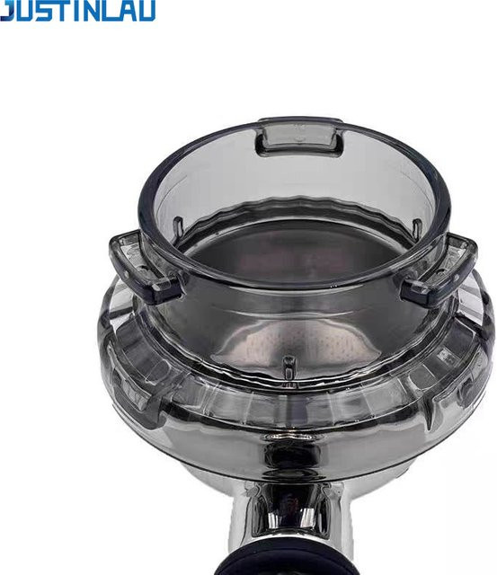 JUSTINLAU Dosiertrichter 54 mm für Breville Siebträger, transparenter Espresso-Dosierring zur Reduzierung von Kaffeepulver-Verlusten - Bild 1