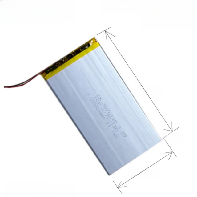 Lanzhd Lithium-Polymer Akku 3,7V 3000mAh 3070130 wiederaufladbarer Akku-Pack für Tablet, DVD, E-Book-Reader, Lautsprecher und Notebook - Bild 1