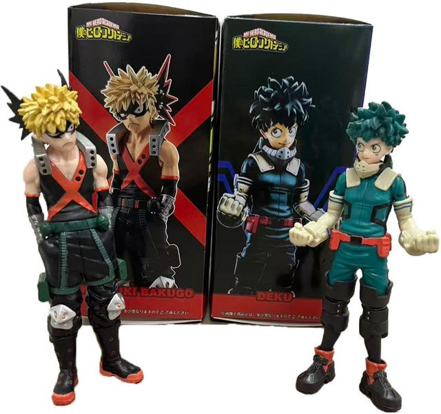Bandai My Hero Academia Izuku Midoriya und Katsuki Bakugo Actionfigur 17cm - Bild 1