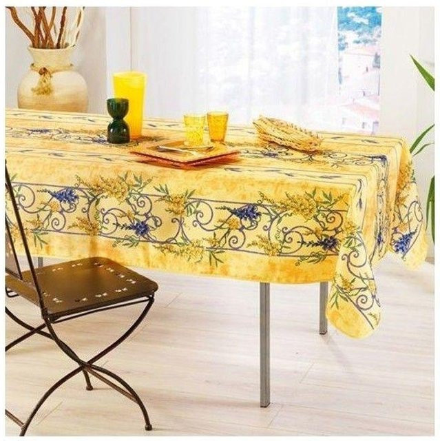 Tischdecke PROMO LINGE aus Polyester, Farbe: Gelb, B x H: 150 x 240 cm - Bild 1