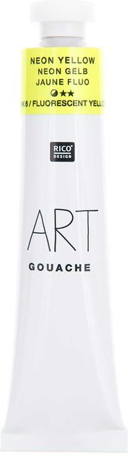 Rico Design ART Gouache Neon Gelb 22 ml - Bild 1