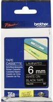 Brother TZe-315 Schriftbandkassette für P-touch, Farbe: Schwarz, Schriftfarbe: Weiß, Breite: 6 mm, Länge: 8 m - Bild 2
