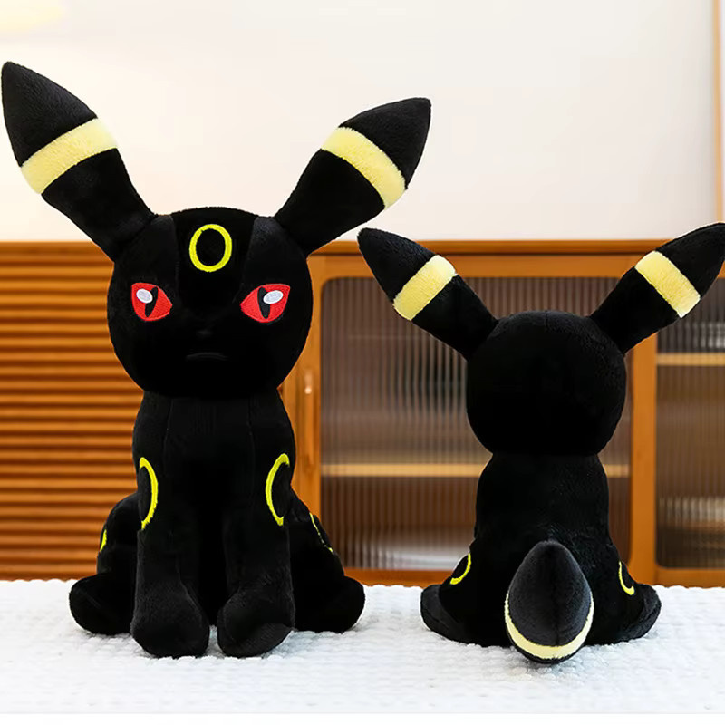 Aoger Pokémon Umbreon Plüschtier, 40-95 cm, Schwarz - Bild 3