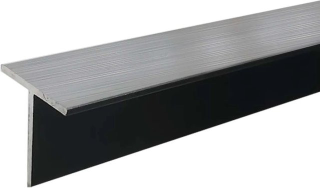 Arcansas T-Profil Aluminium Mill-Finish Silber B/H: 20 x 20 mm, Länge: 1.000 mm - Bild 1