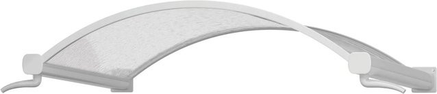 Roro Vordach V130 aus Aluminium und Stegglas in Weiß, B/T/H: 160 x 89,5 x 33,5 cm - Bild 1