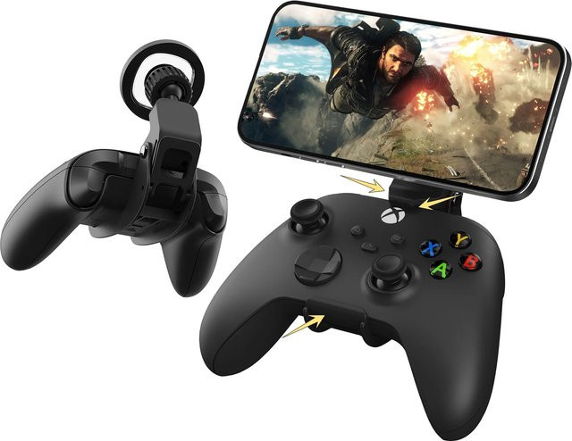 DOYO Magnetischer mobiler Spielständer für Xbox One und Xbox Series X in Schwarz – Verstellbarer Halter für Xbox-Controller - Bild 1