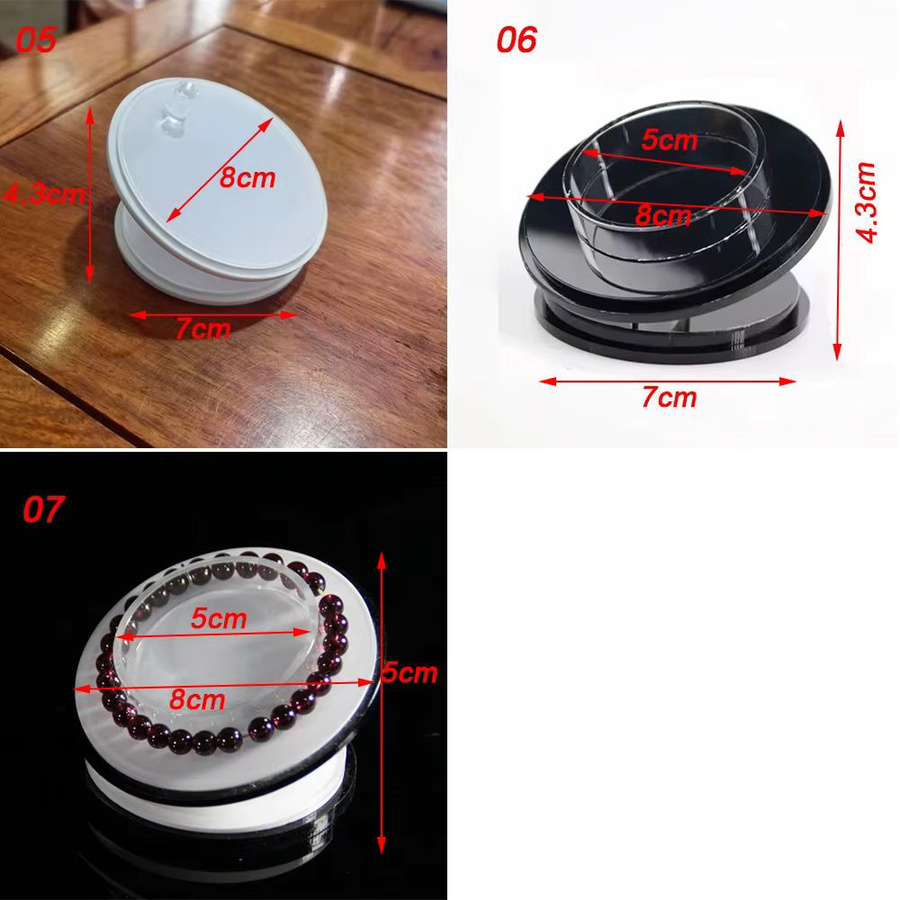 Transparentes Acryl Armband Display zur Schmuckpräsentation und als Foto-Requisite - Bild 3