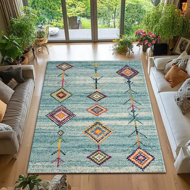 VIKAMA Persischer Teppich im Vintage-Stil, Orientalischer Teppich für Wohnzimmer und Schlafzimmer, Rechteckig, Breite: 160 cm, Tiefe: 80 cm - Bild 1