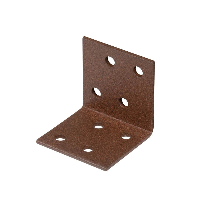 GAH Alberts Winkelverbinder aus Stahl, Rostbraun, Duplexbeschichtet, B/T/H: 40 x 40 x 40 mm - Bild 2