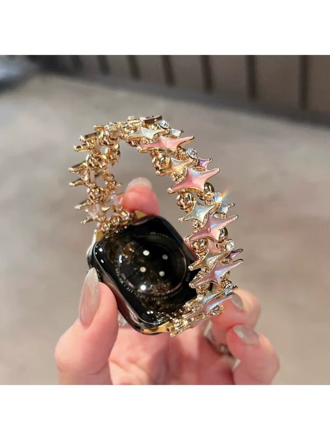 STERN Uhrenarmband Edelstahl, Kristall, Damen - Bild 2