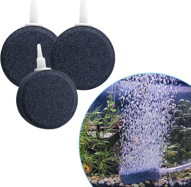 Luftblasenstein für Aquarium und Teich zur Sauerstoffanreicherung als Belüfter und Sauerstoffplatte für Hydrokultur - Bild 1