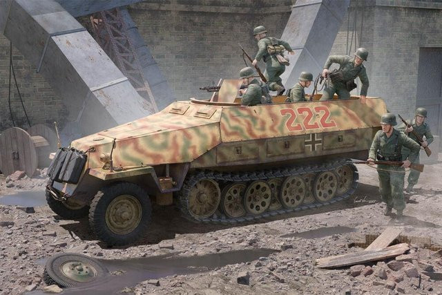 Trumpeter Sd.Kfz 251D, Fahrzeug, 1:16 - Bild 1