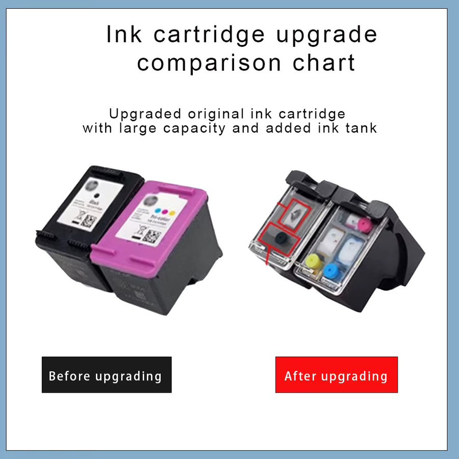 Vilaxh Tintenpatrone kompatibel mit HP 301 und HP 301 XL für DeskJet Envy Officejet Drucker, Mehrfarbig - Bild 2