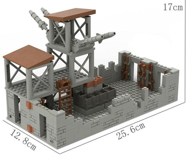 Linyi toy Bausteinset Zweiter Weltkrieg Militär grau - Bild 1