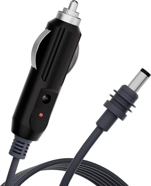 Starlink Mini DC-Stromkabel mit 3 m Länge, Adapter-Stromkabel für 12 V-24 V Zigarettenanzünder, wasserdichter DC-Stecker in Schwarz - Bild 1