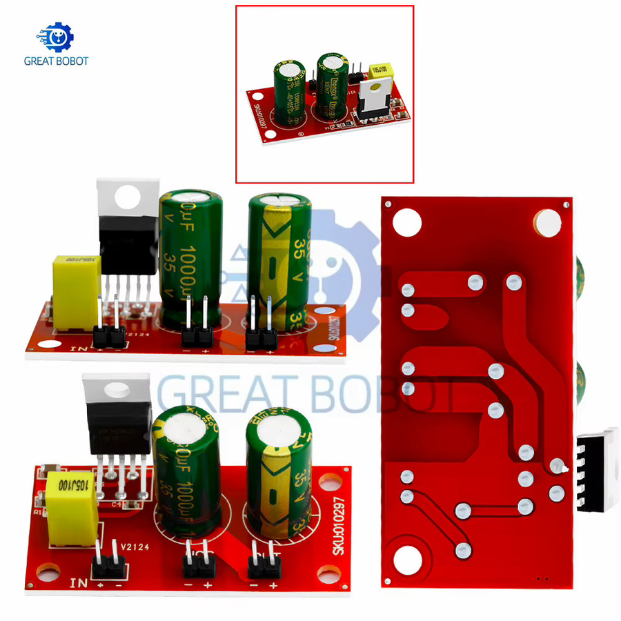 baishundianzi LM1875 Audio-Leistungsverstärkerplatine Mono 30W in Rot, DC 12V-30V für Arduino - Bild 4