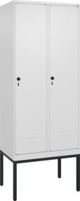 C+P Spind Classic PLUS Garderobenschrank mit 2 Abteilen, Stahl, H x B x T: 212 cm x 80 cm x 50 cm - Bild 1