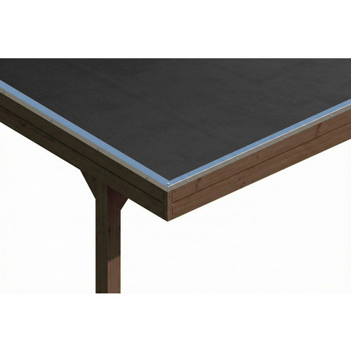 SKANHOLZ Carport Friesland aus Fichte mit EPDM-Dach in Nussbaum Braun, B: 708 cm, T: 320 cm, H: 239 cm - Bild 2