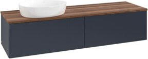 V&B Waschtischunterschrank Antao ohne Frontstruktur, Breite: 160 cm, Tiefe: 50 cm, lackiert - Bild 1