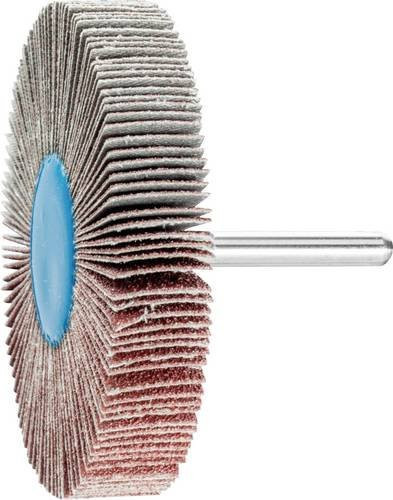 PFERD Korund Fächerschleifer A60 Durchmesser: 80 mm, Breite: 15 mm, Schaft-Ø: 6 mm, 10 Stück, Multicolor - Bild 1
