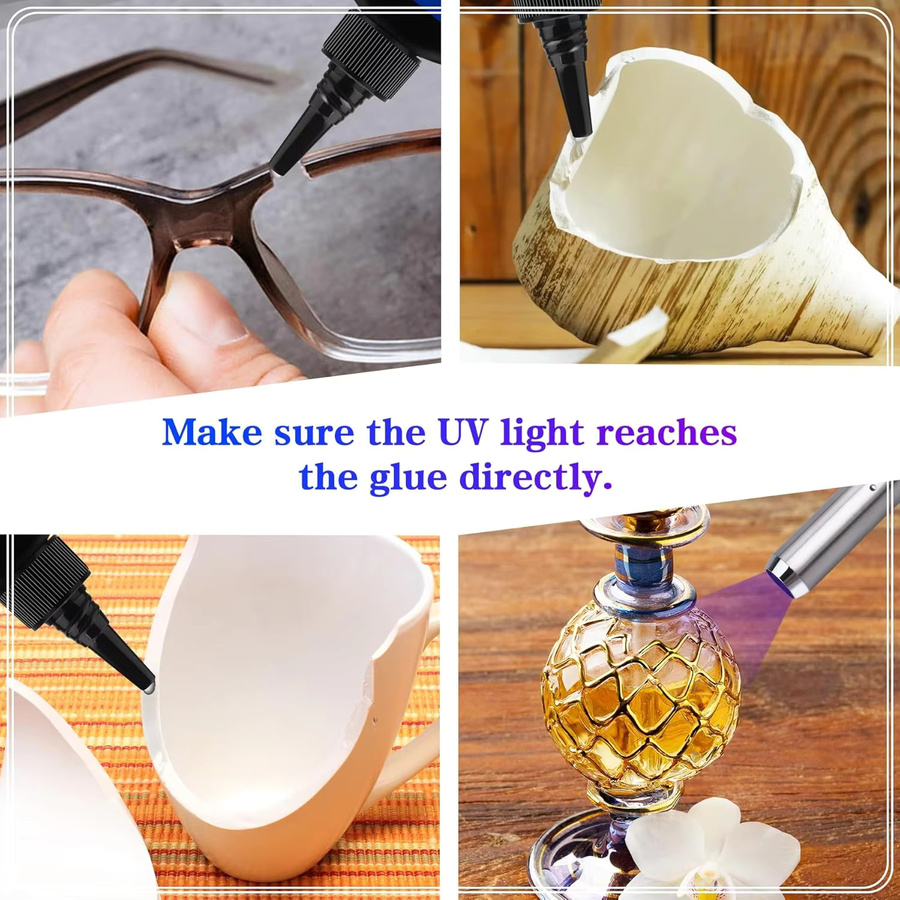 LOOLIFL UV-Epoxidharz Set transparentes Flüssig-Resin für Schmuckherstellung und Dekoration - Bild 3