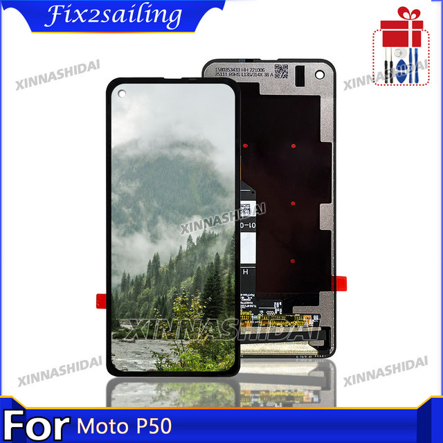 Motorola Moto P50 LCD Display Touchscreen Ersatz Digitizer Baugruppe in Schwarz - Bild 1